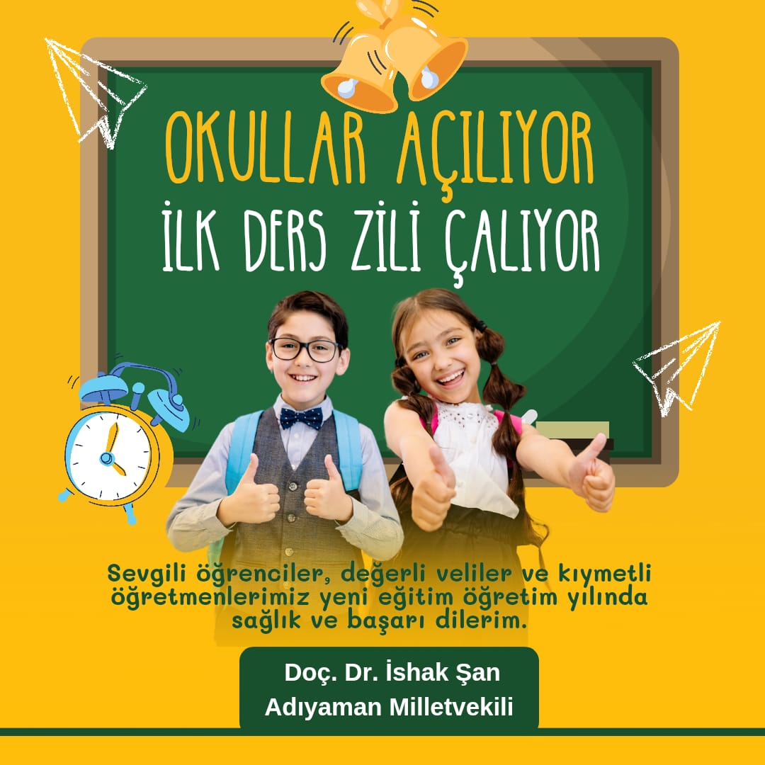 MİLLETVEKİLİ ŞAN’DAN YENİ EĞİTİM YILI MESAJI